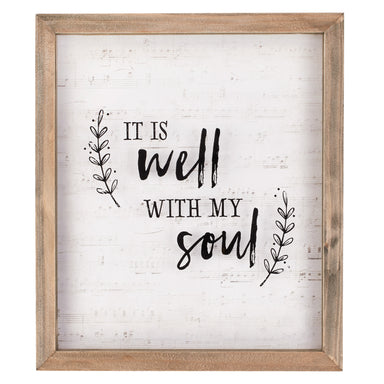 Image of It Is Well With My Soul Wall Plaque other