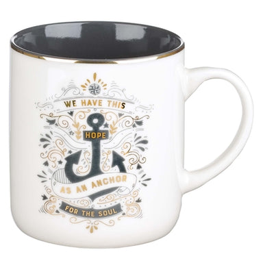 Image of Hope as an Anchor Ceramic Coffee Mug - Hebrews 6:19 other