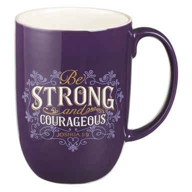Image of Be Strong and Courageous Ceramic Mug - Joshua 1:9 other