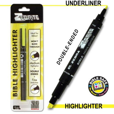 Image of Double Ended Highlighter - Yellow other