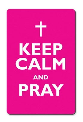 Image of Keep Calm and Pray Fridge Magnet other