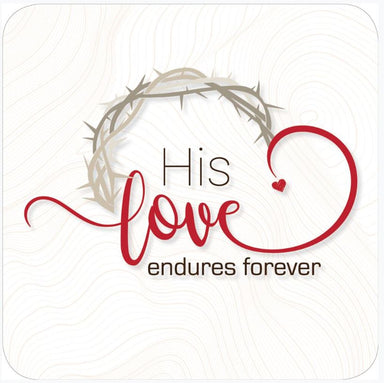 Image of Love Endures Forever Coaster other