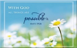 Image of With God All Things Are Possible Magnet - Matthew 19:26 other