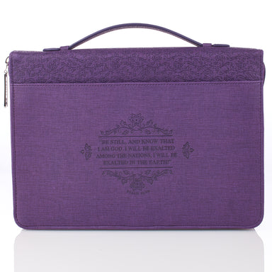 Image of Trust in Purple Psalm 46:10 Bible Cover other
