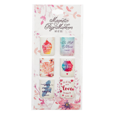 Image of Taste And See Watercolor Mini Magnetic Bookmark Set other