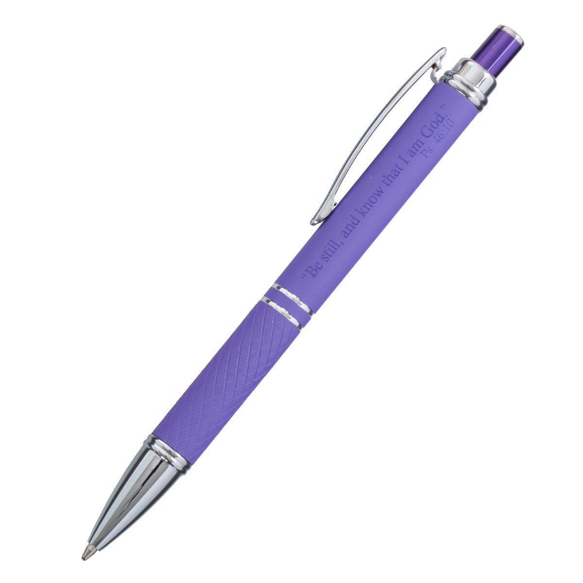 Image of Be Still and Know Purple Gift Pen and Case - Psalm 46:10 other