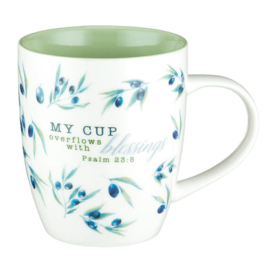 Image of My Cup Overflows with Blessings Coffee Mug - Psalm 23:5 other