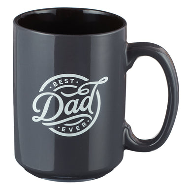 Image of Best Dad Ever Grey Ceramic Coffee Mug other