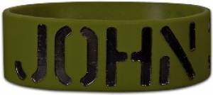 Image of Wide Silicone Wristband: John316 other