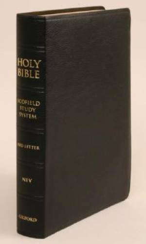 Image of NIV Scofield Study Bible III: Black, Genuine Leather, Thumb Index other