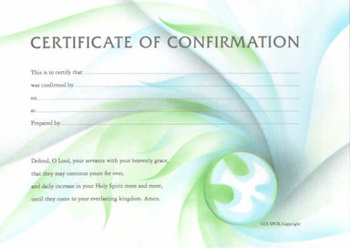 Image of Certificate of Confirmation : Pack of 10 other
