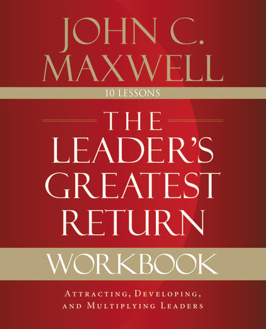 Image of The Leader's Greatest Return Workbook other