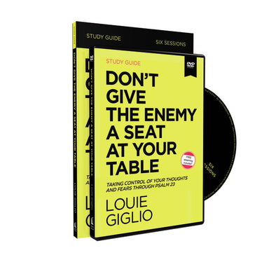 Image of Don't Give the Enemy a Seat at Your Table Study Guide with DVD other