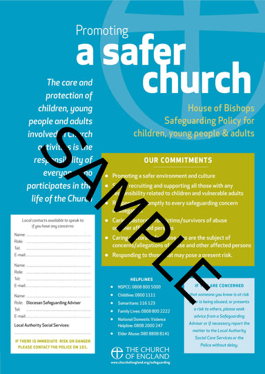 Image of Promoting a Safer Church poster other