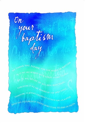 Image of Baptism Card Adult - Pack of 10 other