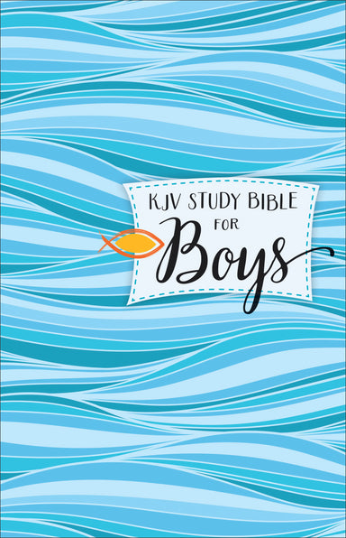 Image of KJV Study Bible for Boys, Hardback, Blue, Illustrated, Study Notes, Introductions, Red Letter, Maps other