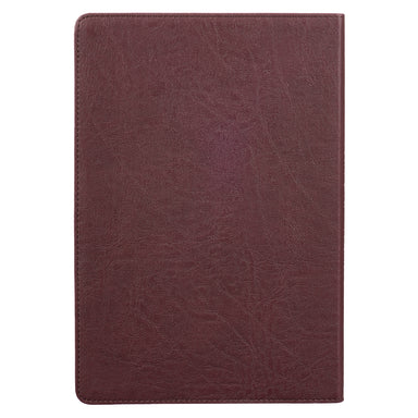 Image of KJV Large Print Lux-Leather Brown/Purple other