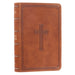 Image of KJV Compact Large Print Imitation Leather Tan Words of Christ in Red other