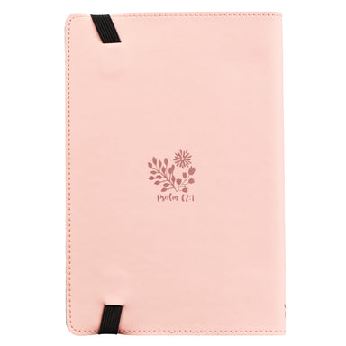 Image of Journals Lux-Leather Bullet Elastic Closure My Soul Finds Rest Pink other