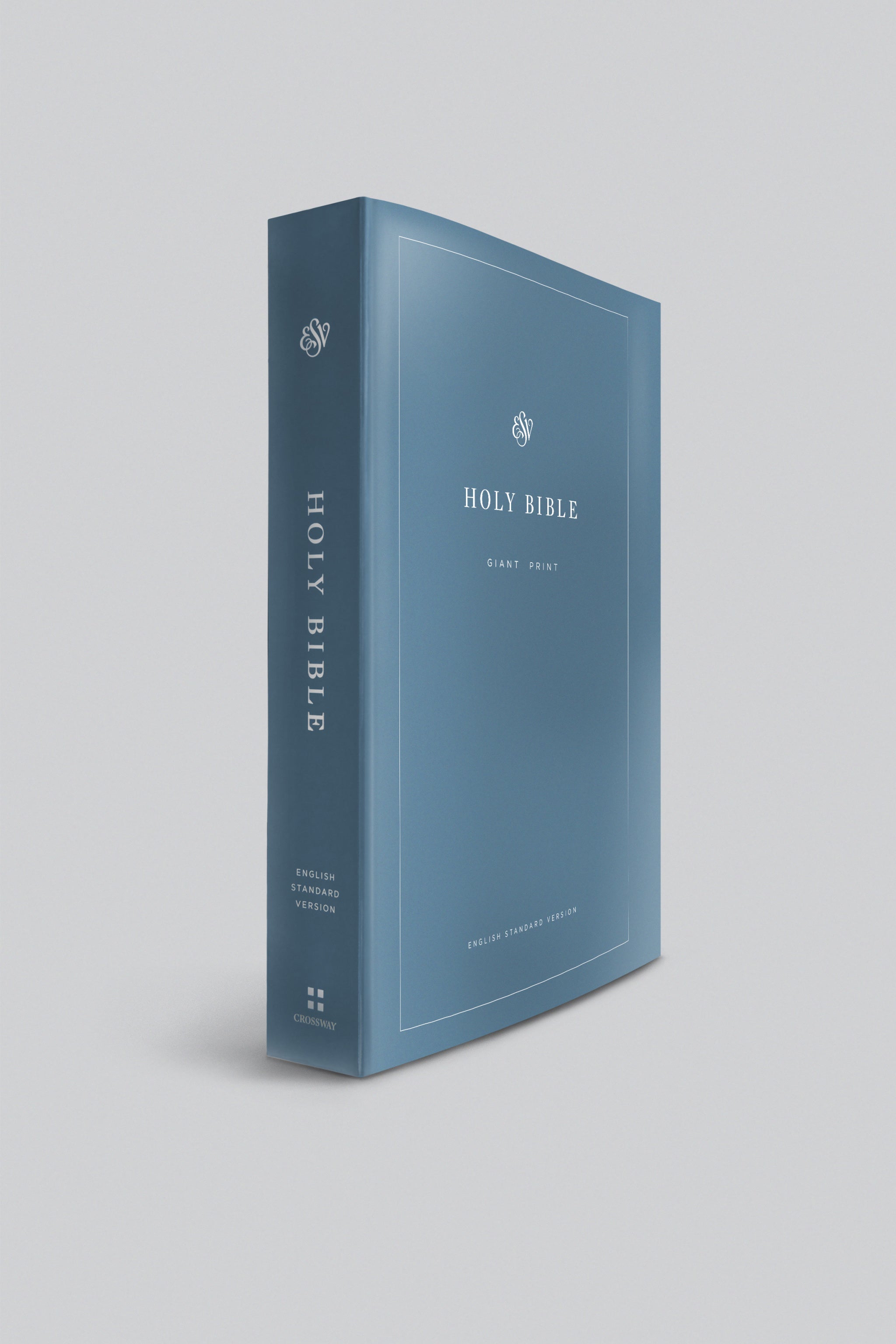 Image of ESV Giant Print Bible, Paperback, Blue, Economy, Why Read The Bible Article, Testament Introductions, 40-Day Reading Plan, Plan of Salvation other