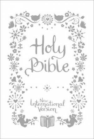 Image of NIV Tiny Christening Bible, White, Hardback, Anglicised, Easy-Read, Shortcuts, Reading Plan, Timeline, Overviews, Quick Links , Ribbon Marker, Silver Gilt Edges other