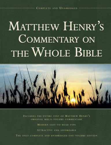 Image of Matthew Henry's Commentary on the Whole Bible other