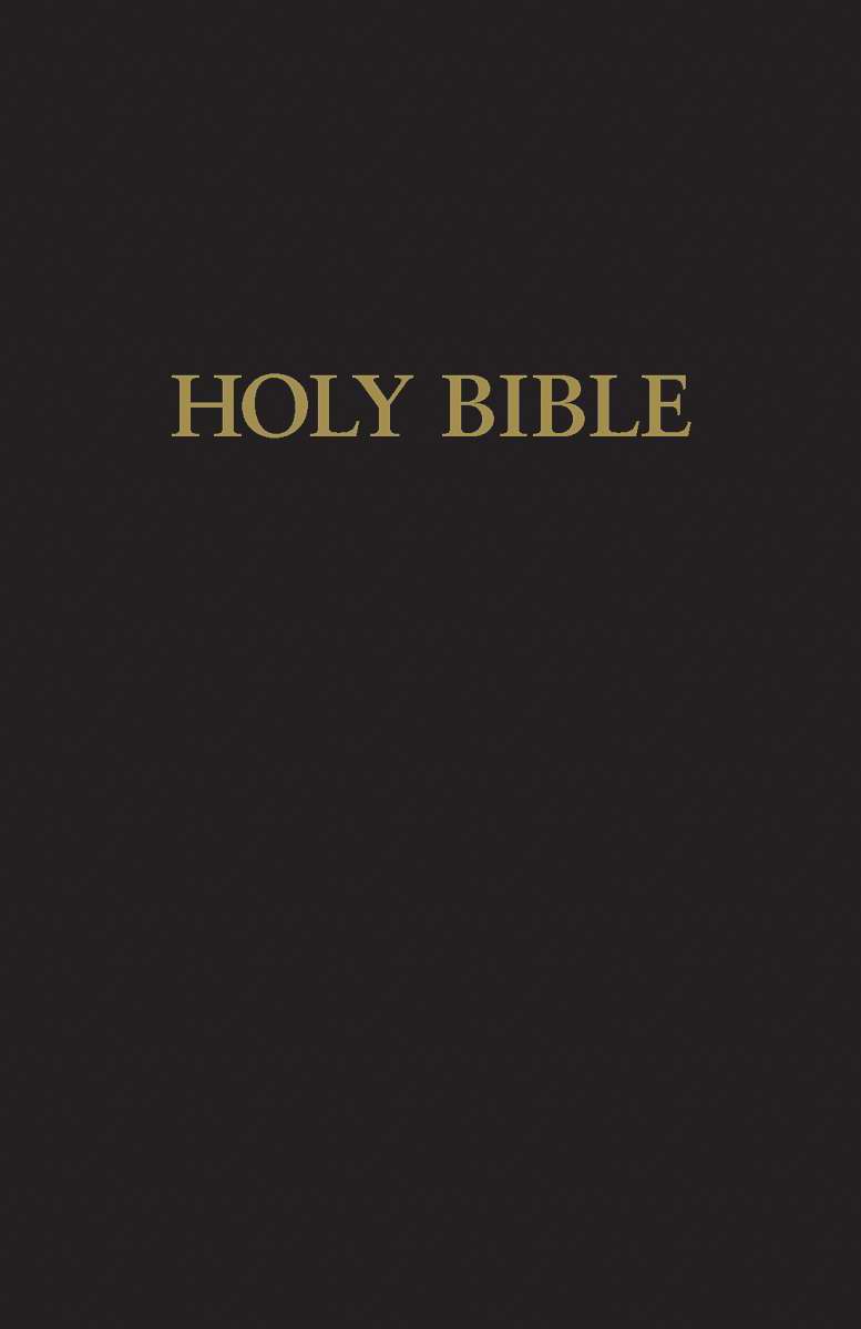 Image of KJV Large Print Pew Bible: Black Hardback other