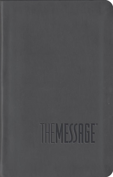 Image of The Message Compact Bible, Grey, Imitation Leather,  Easy Carry Bible other
