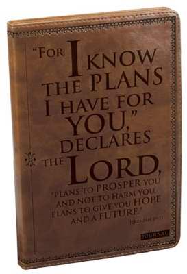 Image of I know the Plans Classic LuxLeather Journal - Jeremiah 29:11 other