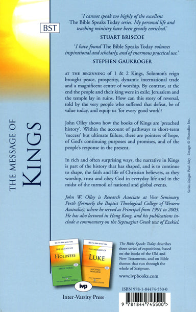 Image of The Message of Kings other