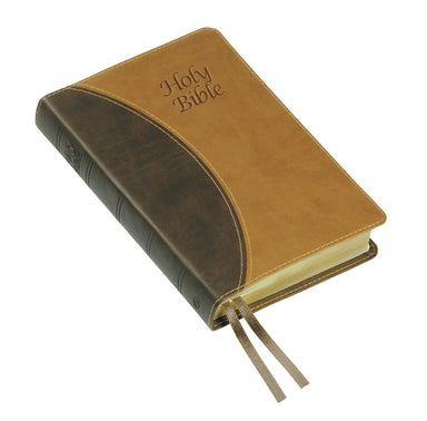 Image of KJV Text Bible: Brown two-tone Imitation leather other