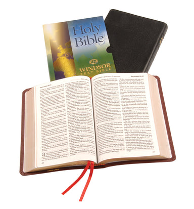 Image of KJV Text Bible: Black, Calfskin other