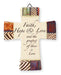 Image of Faith Hope Love Porcelain Cross other
