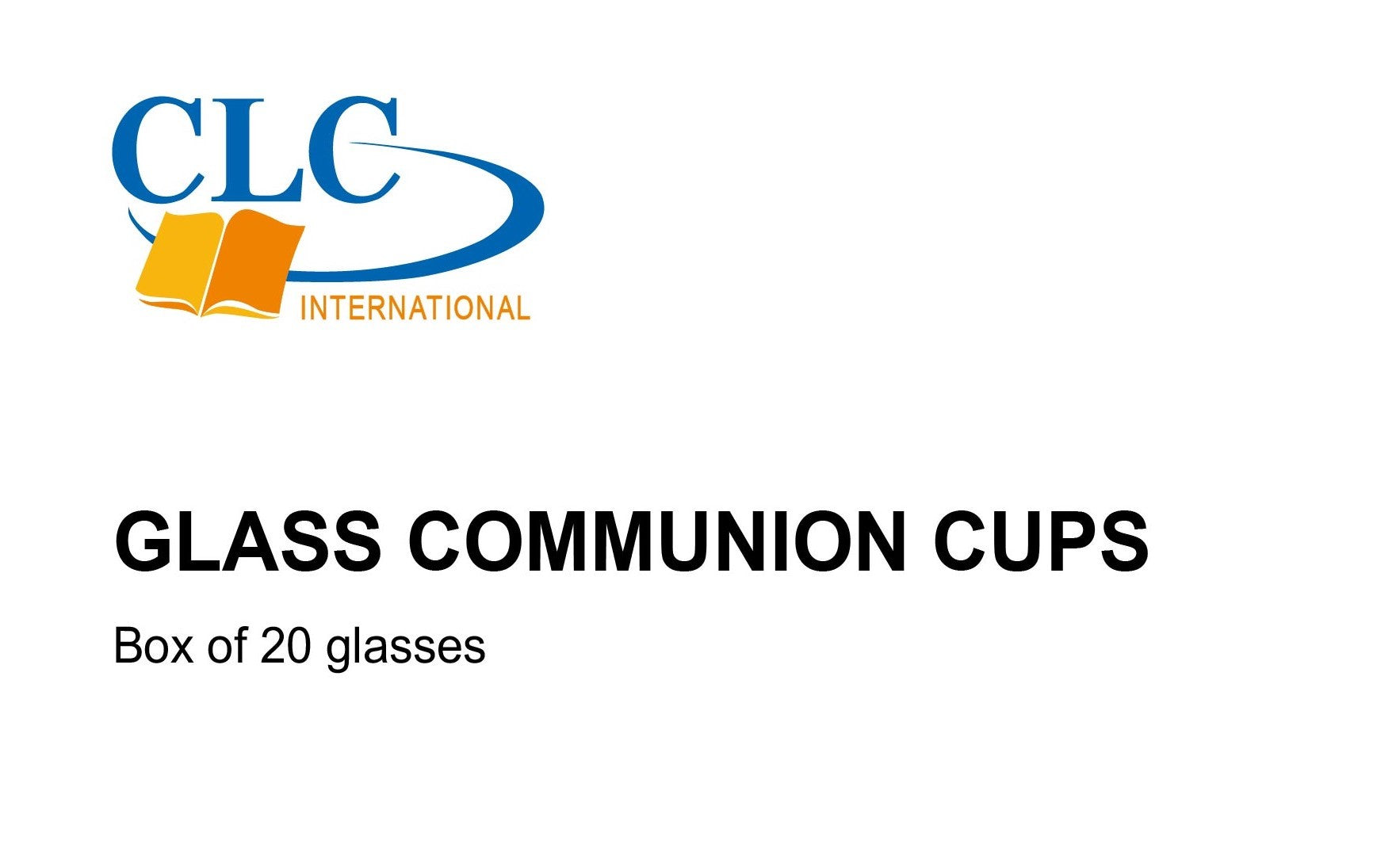Image of CLC Glass Communion Cups - Pack of 20 other