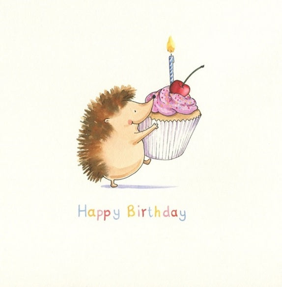 Image of Hedgehog and Cupcake Birthday Single other