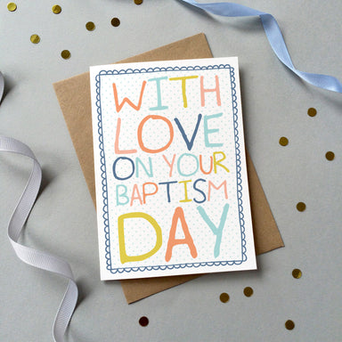 Image of With Love on Your Baptism Day Single Card other
