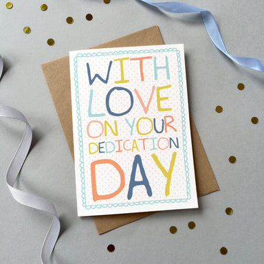 Image of With Love on Your Dedication Single Card other