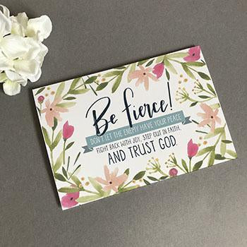 Image of Be Fierce Single Card other