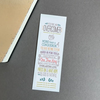 Image of Overcomer Bookmarks Pack of 10 other