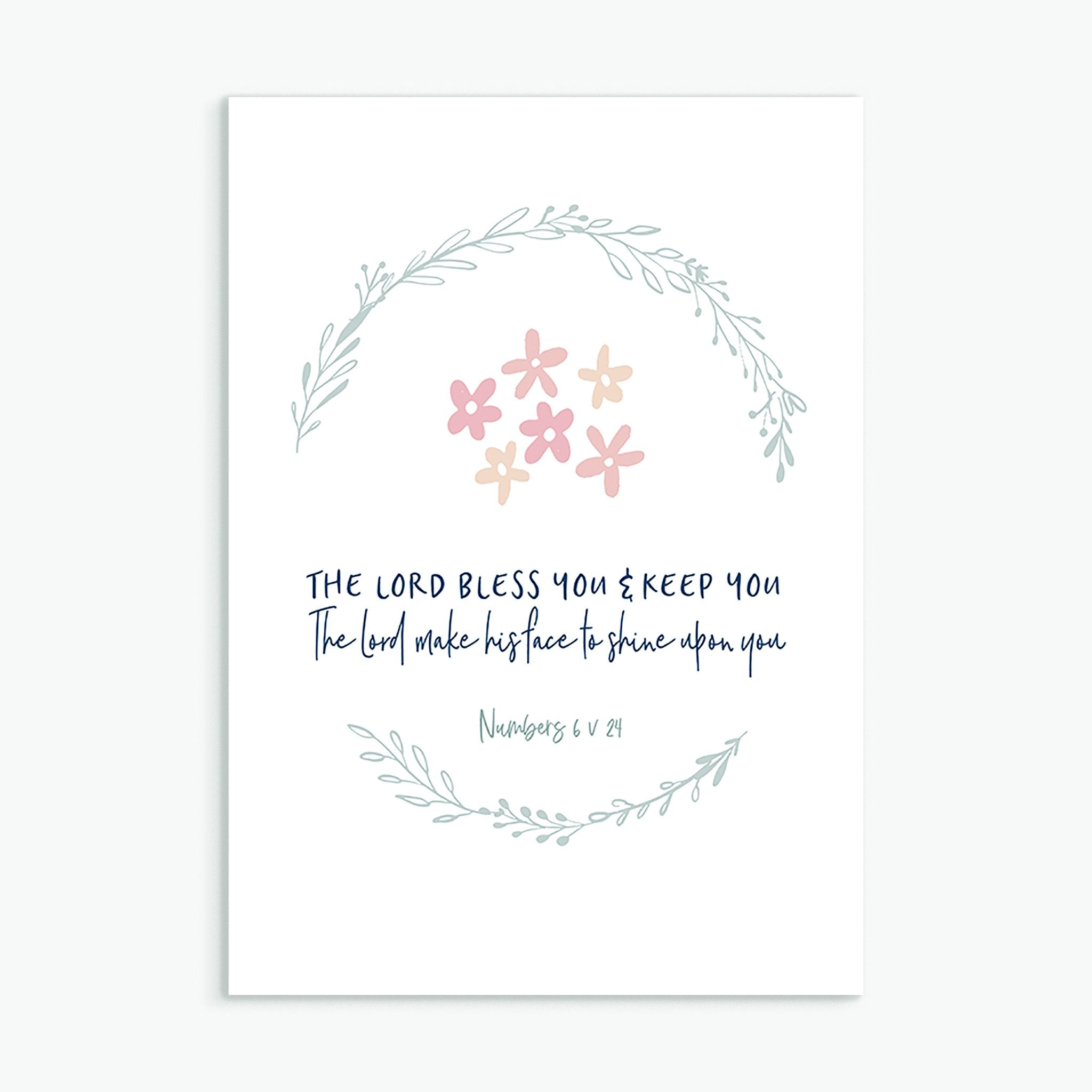 Image of The Lord bless you greeting card other