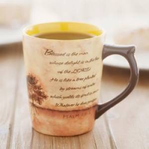 Image of Blessed Is The Man - Tree Christian Mug Psalm 1:1-3 other