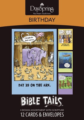 Image of Birthday Bible Tails Box of 12 other