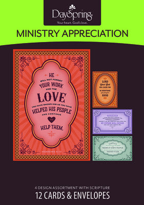 Image of Ministry Appreciation - You Are Appreciated - 12 Boxed Cards other