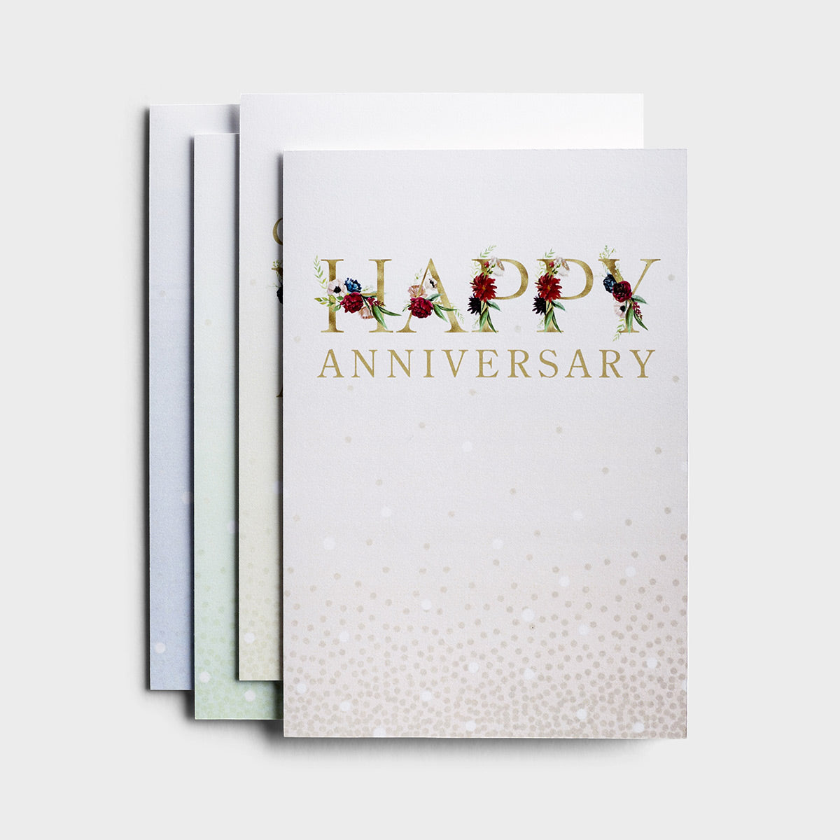 Image of Anniversary - Floral - 12 Boxed Cards, KJV other
