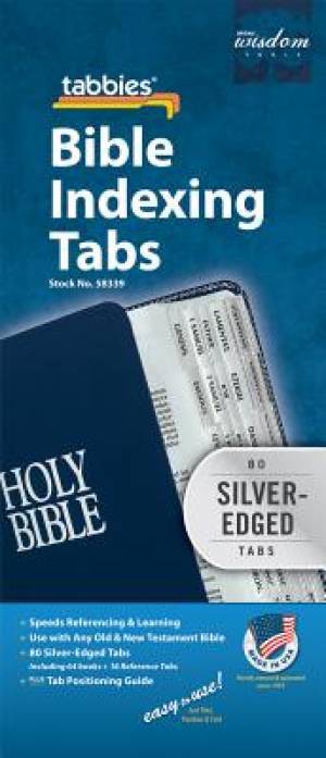 Image of Bible Index Tab Silver Regular other