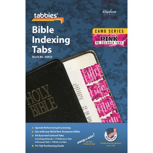 Image of Bible Index Tabs Camo 'Pink' other