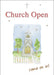 Image of Church Open Come on In - A2 Poster other