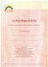 Image of Confirmation Certificate Peach / Cream - Pack of 10 other