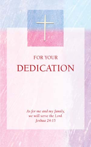 Image of Dedication Card - Pack of 10 other