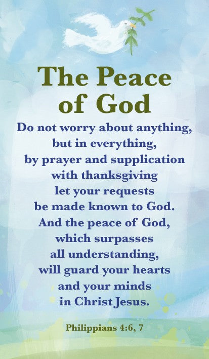 Image of Prayer Card Peace of God other